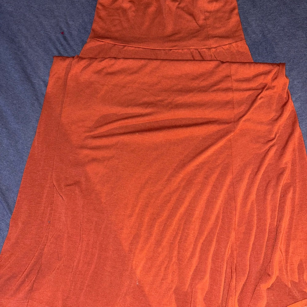 Long orange skirt! $8